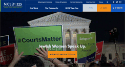 Desktop Screenshot of ncjw.org
